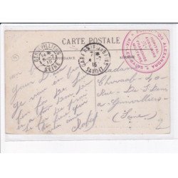 CACHET: fondation alexandra, aix-les-bains, hôpital auxiliaire, franchise militaire - très bon état