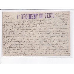 CACHET: 4e régiment du génie - très bon état