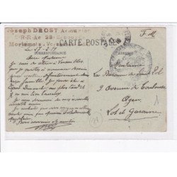 CACHET: joseph drost armurier, 23e escouade - très bon état