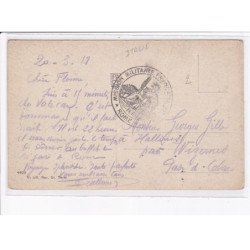 CACHET: mmission militaire français, rome - très bon état