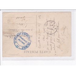 CACHET: 22e régiment d'infanterie coloniale, franchise militaire - très bon état