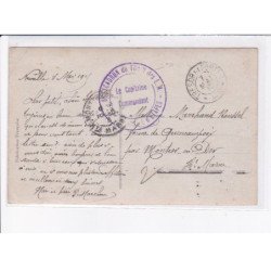 CACHET: 8e escadron du train des E.M. - très bon état