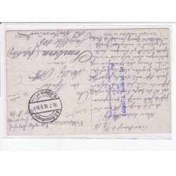 CACHET: feldpostadresse des absendera, division 2e garde infanterie - très bon état