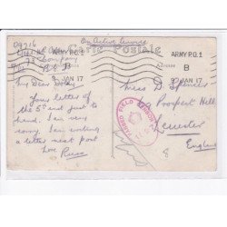 CACHET: passed field censor, 1627 - très bon état