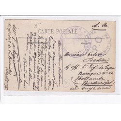 CACHET: hôpital de la bucaille, le médecin-chef, post free prisoners of war - très bon état