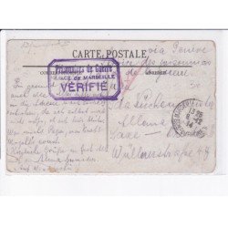 CACHET: prisonniers de guerre, place de marseille vérifié - très bon état