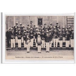 LIMOGES : fanfare, 30 executants de 10 a 15 ans - tres bon etat