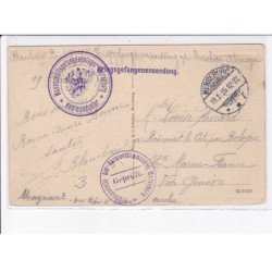 CACHET: manschattsgefangenenlager, kriegsgefangenensendung - très bon état