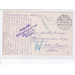 CACHET: geprüft. offiziergefangehenlager celle i. h. schloss - très bon état