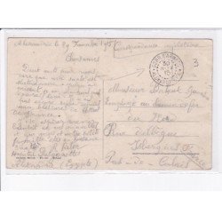 CACHET: corr. d'armes, alexandrie - très bon état