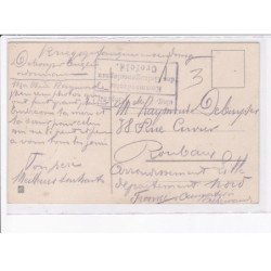 CACHET: kommandantur des gefangenenlagers, crefeld - très bon état