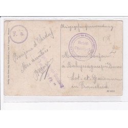 CACHET: F.A. brief-stempel, kommandanter des gefangenen-lagers - très bon état