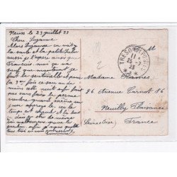 CACHET: tresor et postes 23 - très bon état