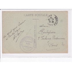 CACHET: travailleurs coloniaux, groupement Bch, le commandant - très bon état