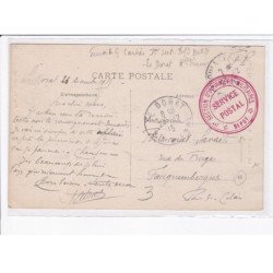 CACHET: service d'infirmiers militaires, service militaire dépôt - très bon état