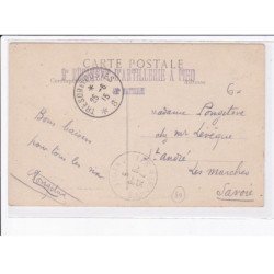 CACHET: 9e régiment d'artillerie à pied, 42e batterie - très bon état