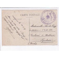 CACHET: 5e régiment de dragons, dépôt démobilisateur - très bon état