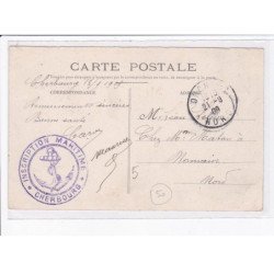 CACHET: inscription maritime, cherbourg                - très bon état