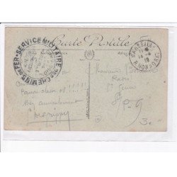 CACHET: service militaire, chemins de fer - très bon état