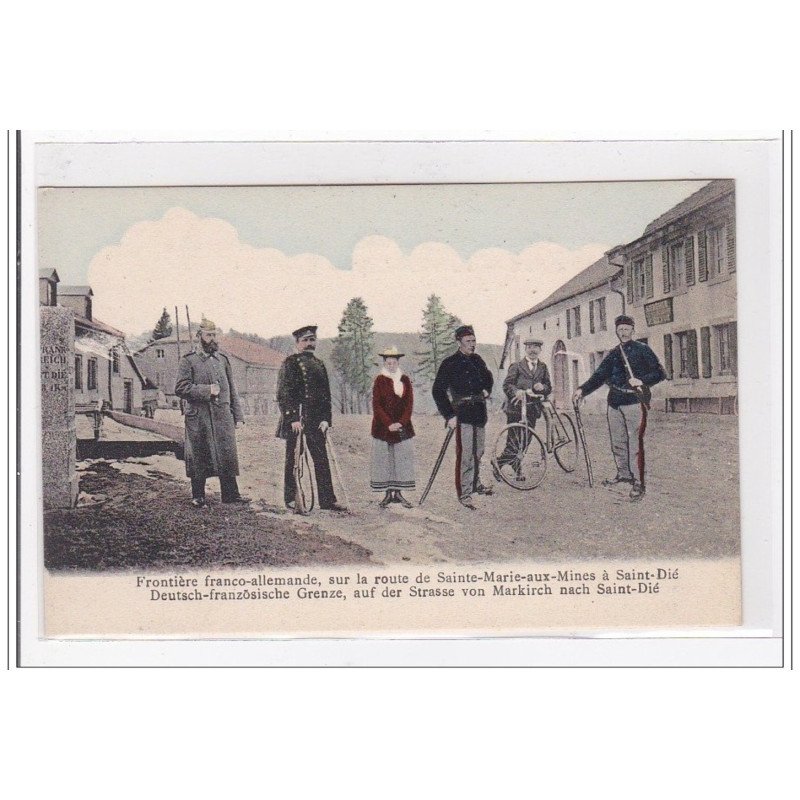 SAINT-DIE : frontiere francp-allemande - tres bon etat SAINT-DIE : frontiere francp-allemande - tres bon etat