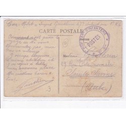 CACHET: 1er régiment ter. d'infanterie, 5e Bon - très bon état