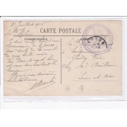 CACHET: dépôt de chevaux, 2e escadron de cavalerie légère de la 4e région - très bon état