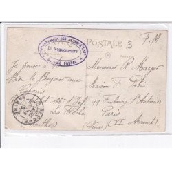 CACHET: détachement 166e et 366e d'infanterie, service postal, le vaguemestre - très bon état