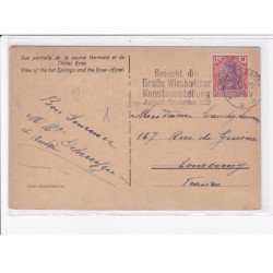 CACHET: besucht die grosse wiesbadener kunstausstellung, august-november 1922 - très bon état
