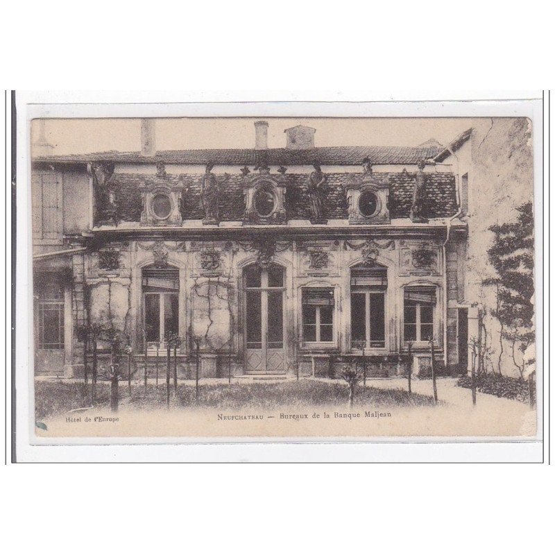 NEUFCHATEAU : bureaux de la banque maljean - tres bon etat NEUFCHATEAU : bureaux de la banque maljean - tres bon etat