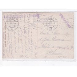 CACHET: K. u. k. garnisonsspital n°7 erweiterung, militarpflege - très bon état