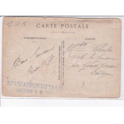 CACHET: 20e escadron du train section T.M. 222 - très bon état
