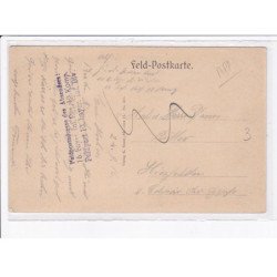 CACHET: peldpostadresse des absenders! 16 bayer inf. rgt. 10 komp. feldpost - très bon état