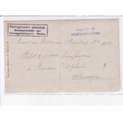 CACHET: photographie genehmigt kommandantur des gefangenenlagers mindon geprüft 20 - très bon état