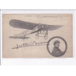 AVIATION AUTOGRAPHE: Guillaume Busson sur biplan qui a traversé paris le 14 juillet 1910 - très bon état