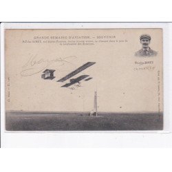AVIATION AUTOGRAPHE: Camerman, grande semaine d'aviation, souvenir, biplan Farman - très bon état