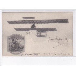 AVIATION AUTOGRAPHE: Jean Desparmet sur biplan sommer - état