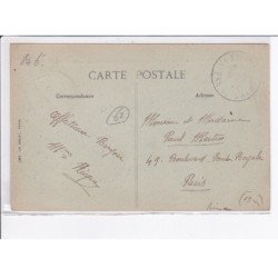 HERMIES: après la guerre, la rue de cambrai, locomotive emmenant les décombres - très bon état