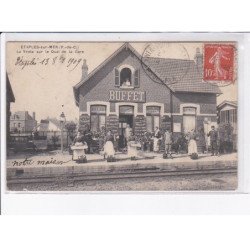 ETAPLES-sur-MER: la vente sur le quai de la gare, buffet - état
