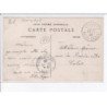 COULOGNE: route de coulogne, passage du train de guines, 1908, train - très bon état