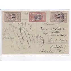 MARTINIQUE: fillette du morne-des-esses fabriquant des paniers caraïbes, philatélie - vannier - état