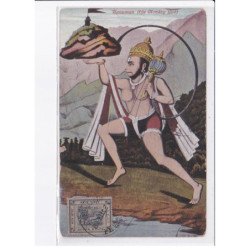 INDE: JAIPUR: mixte, philatélie, hanuman (the monkey god) - très bon état