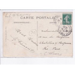 SAVIGNY-sur-ORGE: souvenir de fête aviation pionniers de l'air, M. Delagrange à bord de son aéroplane - très bon état