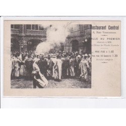 PARIS: 75003, restaurant central salle au premier réservée à MM. les élèves de l'école centrale - très bon état