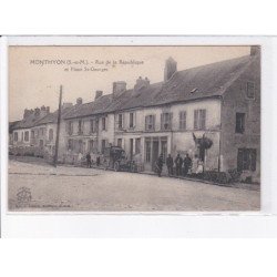 MONTHYON: rue de la république et place saint-georges - très bon état