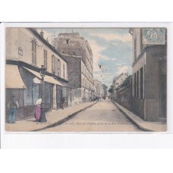 PARIS: 75015 rue de l'église prise de la rue saint-charles - très bon état