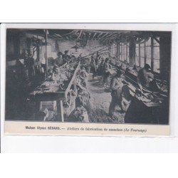 BORDEAUX: maison Ulysse sédard, ateliers de fabrication de manche (le tournage) - très bon état