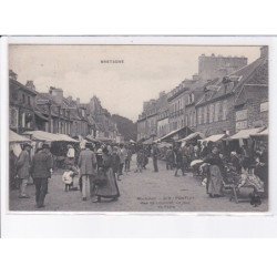 PONTIVY: rue de lourmel, un jour de foire - très bon état