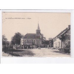 LA LOGE-aux-CHEVRES: l'église, cachet régiment du génie - très bon état