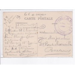 LA LOGE-aux-CHEVRES: l'église, cachet régiment du génie - très bon état