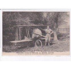 ROEULX: première aviette biplan du monde entier, inventée et construite par scarline victor, aviation 1923-très bon état